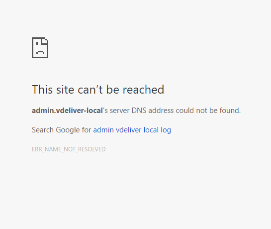 dns address could not be found mac emulator